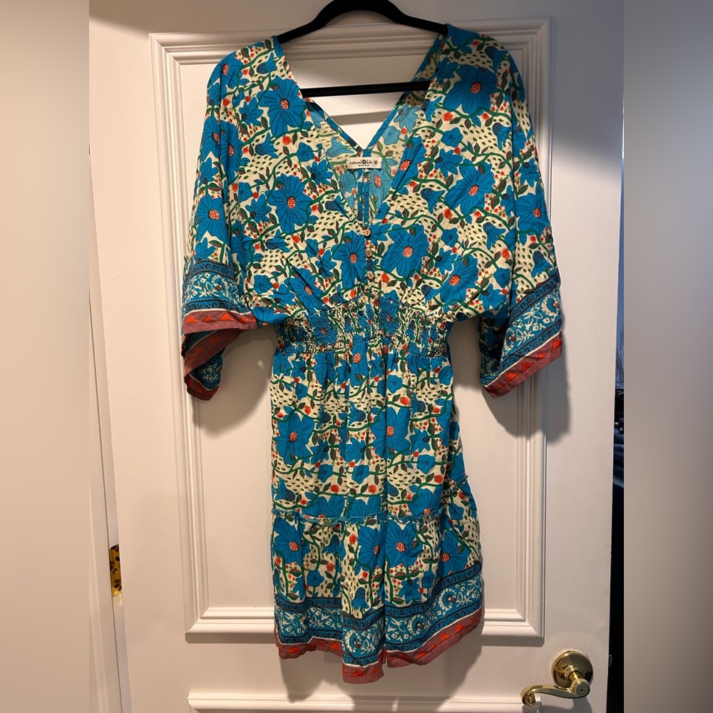 Natural Life Floral V-Neck Dress